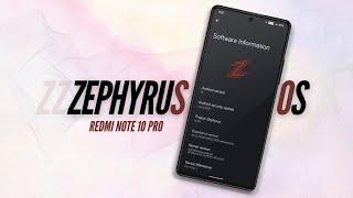 Zephyrus OS Review - Redmi Note 10 ProMax  Android 12