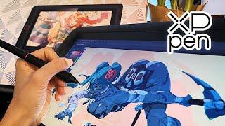 Drawing With & Reviewing XPPEN Artist 15.6 Pro Tablet
