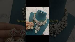 premium immitation jewellery at GemsandPearls contact @+91 8178636074