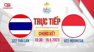 LIVESTREAM I U22 Thailand - U22 Indonesia  Final - Mens Football  SEA Games 32  นัดสุดท้าย