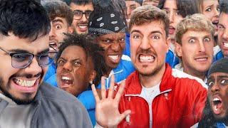 59 YouTubers Vs CarryMinati - Casetoo Reacts To Mr Beast