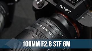 Sony 100mm F2.8 STF G Master First Look