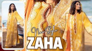 ZAHA LUXURY LAWN 2023 ️ NEW ARRIVAL  MASTER REPLICA  DESIGNER WEAR  EID COLLECTION  SUMMER23