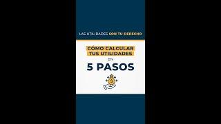 Calcula tus utilidades en 5 pasos