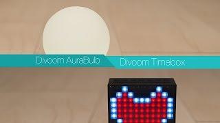 Divoom AuraBulb vs Divoom TimeBox  Bluetooth Speaker Review