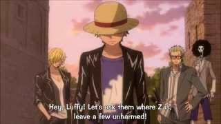 One Piece movie Z Luffy Conquerors Haki 1080p eng sub