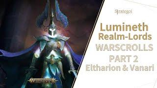 LUMINETH WARSCROLLS Breaking down Eltharion and the Vanari