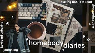 homebody  reading journaling keyboard unboxing  no.011