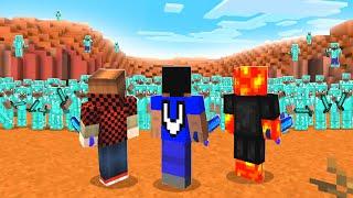 THE PACK vs 100 MINECRAFT PLAYERS