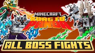 Minecraft Kung Fu Panda DLC - All Boss Fights