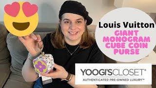 Yoogis Closet Unboxing SS 2019 Louis Vuitton Giant Cube Coin Purse