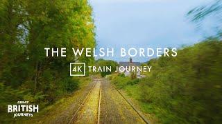 The picturesque Heart of Wales Line Shrewsbury-Cnwclas  Relaxing 4K Train Journey
