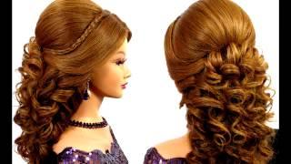 красивые вечерние прически на длинные волосыBeautiful hairstyles for long hair