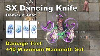 BB iRO SX Dancing Knife - Damage Test Feat. +40 Maximum Mammoth Full Set - IRO Chaos