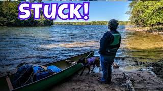 Tent and Canoe Camping Stuck at camp  Upper Peninsula Michigan