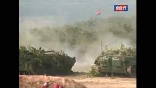 Cambodian Military RM-70  Multiple Launch Rocket System MLRS at ACO Kompong Speu