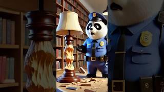 Pandas Chase to Find the Stolen Books #panda  #funnystories