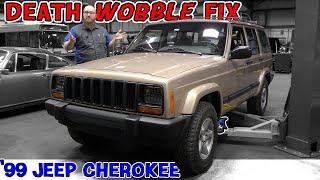 Death Wobble on this immaculate 99 Jeep Cherokee CAR WIZARD shows how to find it and the fix