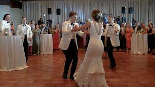 First Dance with Dad Interrupted By Brides Two Younger Brothers