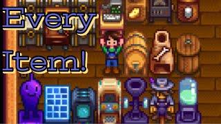 Crafting EVERY ITEM in Stardew Valley