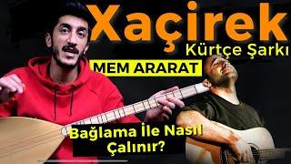 XAÇİREK SOLFEJ SAZ NOTALARI  MEM ARARAT Xaçirek Kısa Sap Bağlama Solfej Dersi