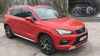 2018 Seat Ateca FR 2.0 TDI 190 HP acceleration 0-100 kmh digital cockpit & POV drive 4K