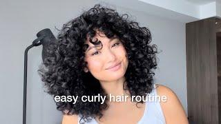 easy curly hair routine 3a fine curls