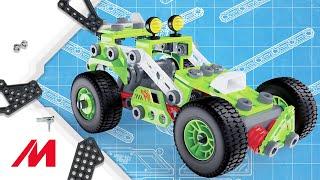 MeccanoErector Junior  How To Build Pull Back Buggy #1