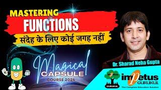 Function For NIMCET Calculus  Magical Capsule Course 2024  Impetus Gurukul