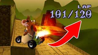 120 Laps on Crash Team Racing was a BAD idea