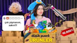 İNTERNETTEKİ EN DÜŞÜK PUANLI ÜRÜNLERİ TEST ETTİM