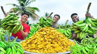 BANANA CHIPS Yummy Kerala Banana Chips Recipe  Kerala Street Food Recipe