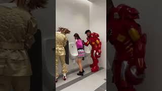 Iron man WC Prank