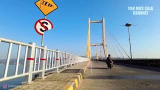 Jalan - Jalan Pagi Hari di Jembatan Layang Teluk Kendari