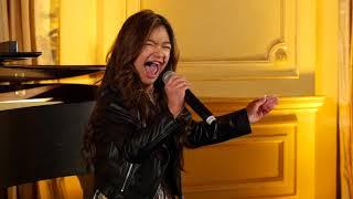 Girl on Fire  Angelica Hale with David Foster Foundation 2 of 3