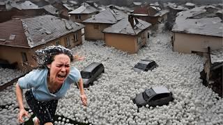 Most Devastating Hailstorm in Calgary History Unbelievable Destruction Caught on Camera