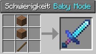 Minecraft im BABY MODE durchspielen extrem einfach