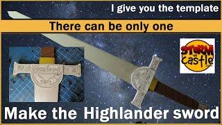 Make the Highlander Conor McLeod Broadsword - Its wicked cool