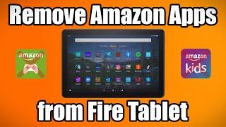 How to remove Amazon Apps from an Amazon Fire Tablet