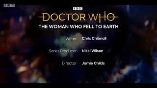 Doctor Who The Woman Who Fell to Earth - end credits with logo added