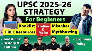 UPSC 2025 & 2026 Comprehensive Strategy for Beginners Tips by Mrunal Sudarshan Sidharth & Pratik