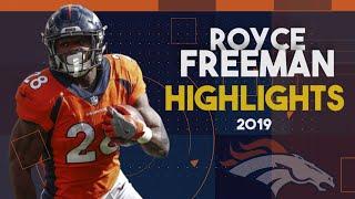 Royce Freeman Highlightsᴴᴰ 2019 Season  Denver Broncos Highlights  Royce Freeman Fantasy