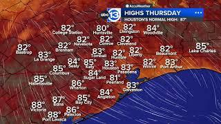 ABC13 Weather Alert Day today Threat of heavy rain & severe storms
