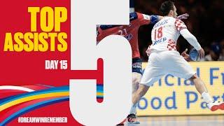 Top 5 Assists  Day 15  Mens EHF EURO 2020
