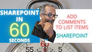 SharePoint How To Add Comments To A List Item