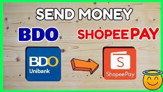 BDO Shopee Transfer How to SEND from BDO to ShopeePay Online