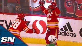 Johnny Gaudreau Buries Rebound to Win Game 7 and Eliminate Stars in Overtime