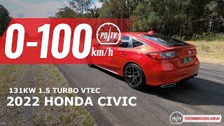 2022 Honda Civic 1.5T 0-100kmh & engine sound