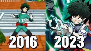 Evolution of My Hero Academia Games 2016-2023