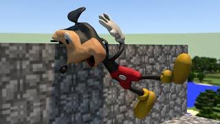 Mickey Mouse falls down over and over jelly mickey mouse